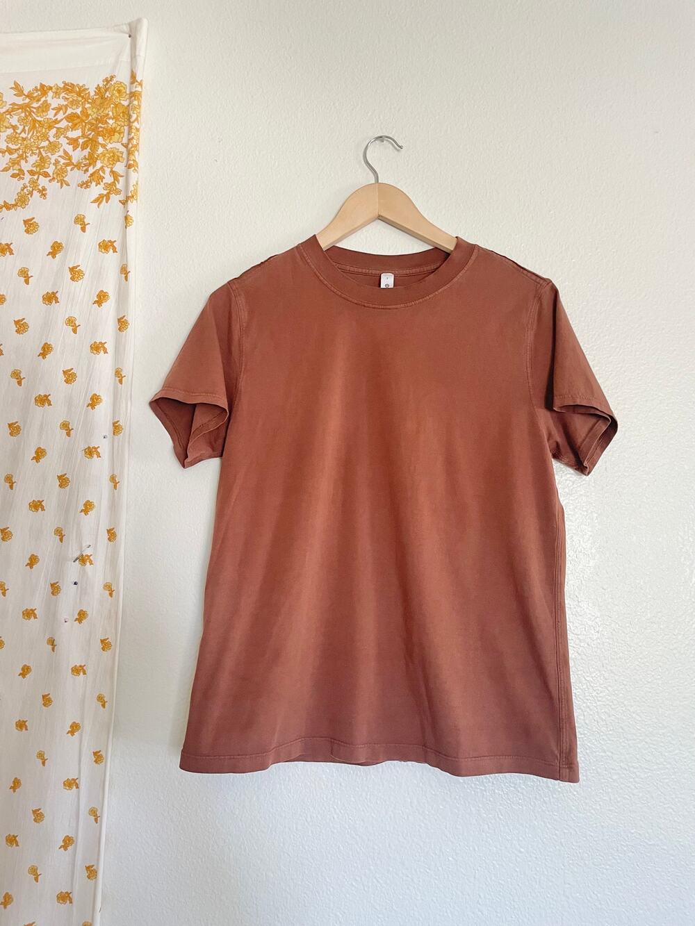 Lululemon Pima Cotton Brown T-Shirt Size 2